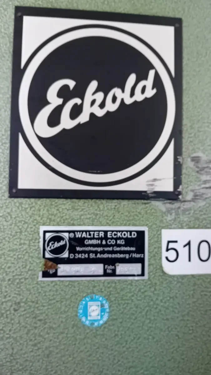 Presa za lim Ostalo • Eckold UW 300.30, godište 1987 • 9