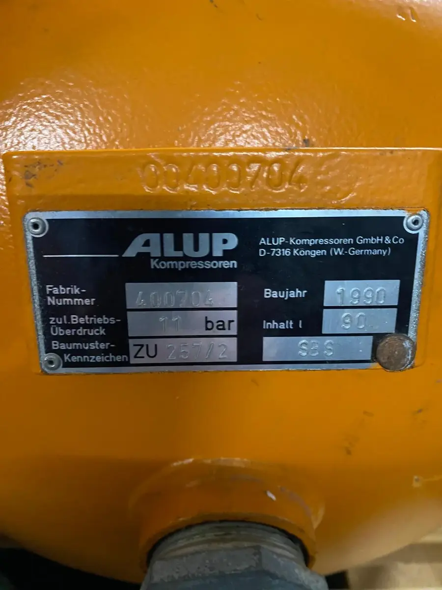 Industrijski kompresor Alup • C900, godište 1990 • 5