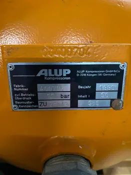 Industrijski kompresor Alup • C900, godište 1990 • slika 5
