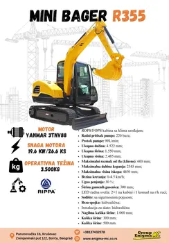 Mini bager Rippa • R355, godište 2024 • slika 8