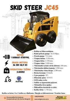 Mini utovarivač Rippa • SKID STEER JC 45, godište 2024 • slika 6