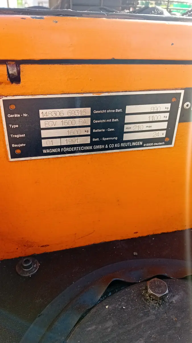 None Elektro paletar , godište 1991 • 6