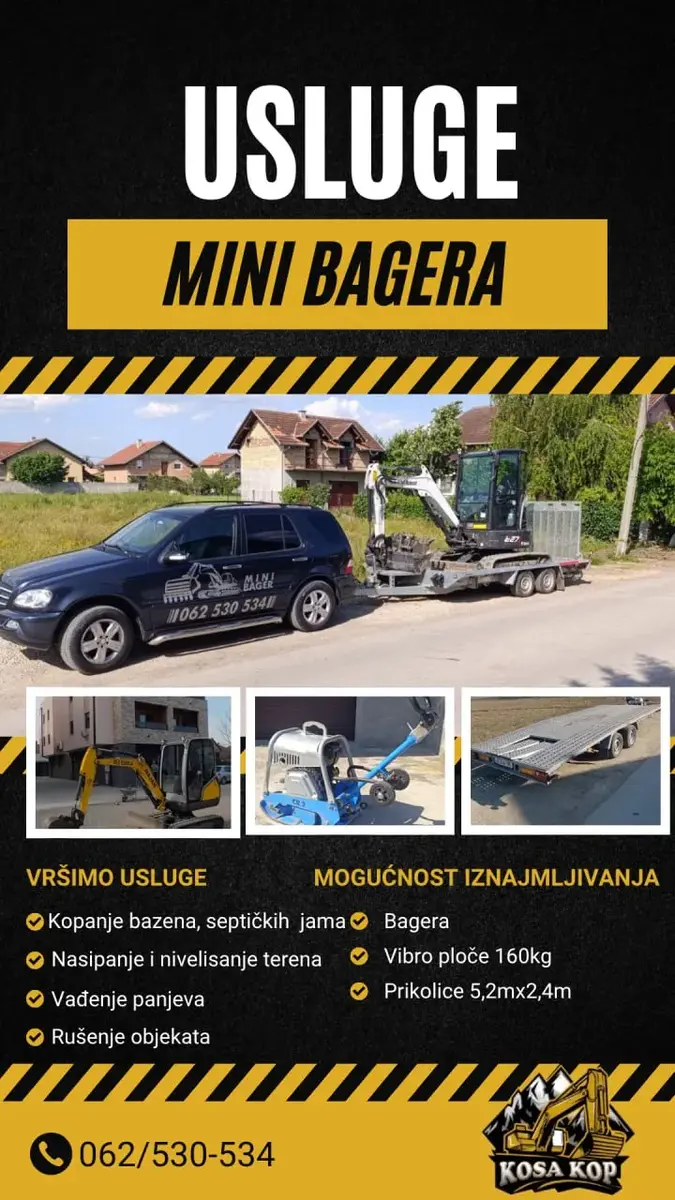 None Usluga Mini-Bagerom • 1