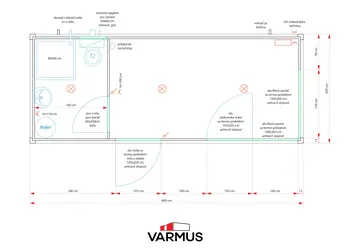 Stambeno-poslovni kontejner Varmus • Varmus Vikendica Dekor Drveta, godište 2025 • slika 9