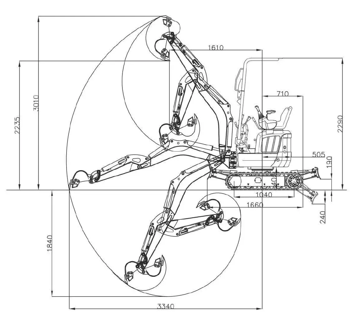 Mini bager Rippa • Mini Bager R13-2 PRO Rippa 1200kg, godište 2025 • 6