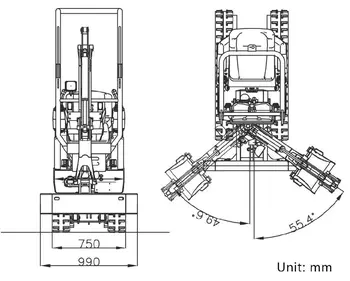 Mini bager Rippa • Mini Bager R13-2 PRO Rippa 1200kg, godište 2025 • slika 7