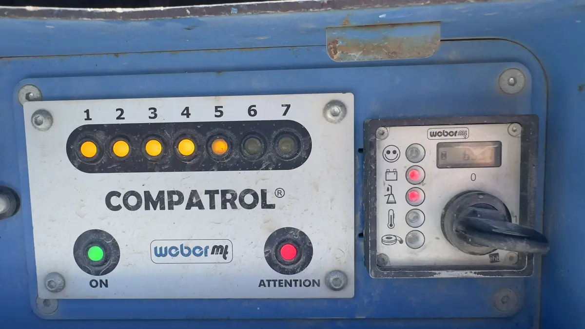 Vibro ploča WeberMT • CR 8 600kg, godište 2014 • 13