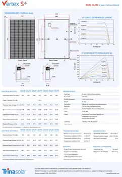 Monokristalni panel Trina Solar • Vertex S+ Dual Glass N type i-TOPCon Module 455Wp, godište 2025 • slika 7