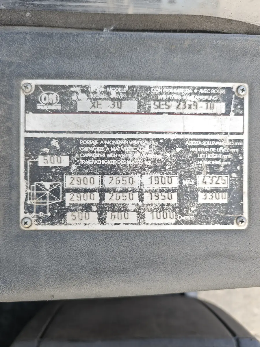 Električni viljuškar OM Kion group • XE30, godište 2008 • 15