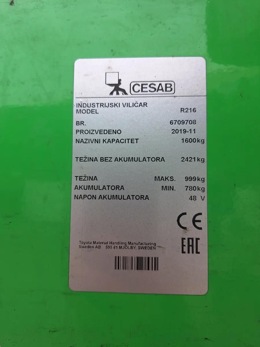 None Cesab • R216, godište 2019 • 4