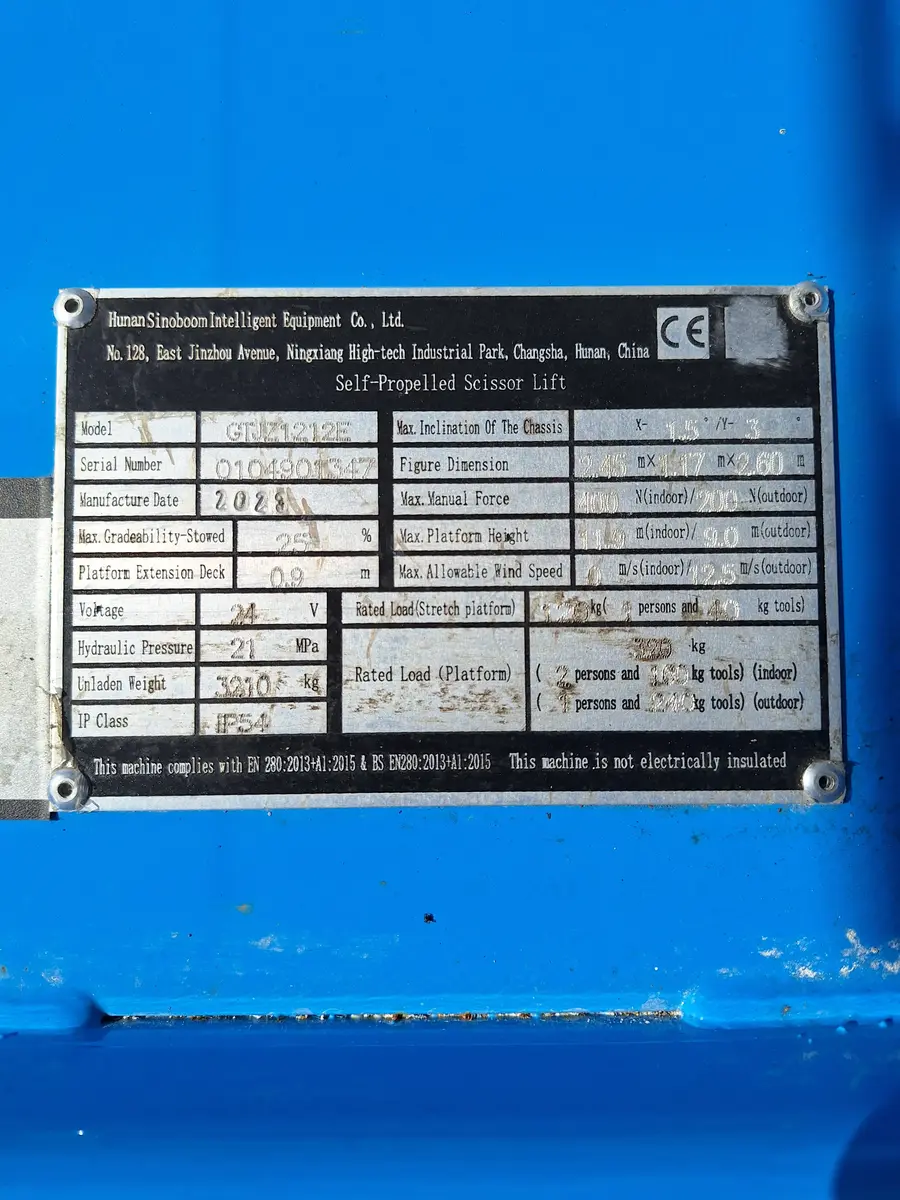 Makazasta platforma Sinoboom • 4047E, godište 2024 • 17