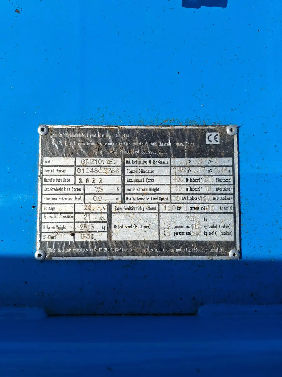 Makazasta platforma Sinoboom • 3346E, godište 2022 • 17