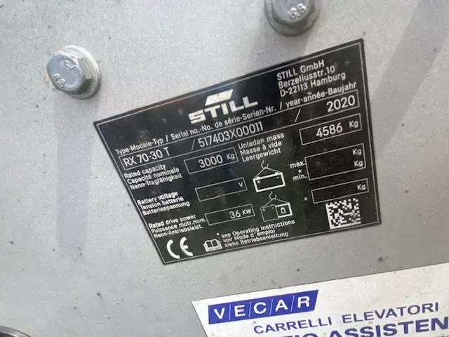 Gasni viljuškar Still • RX70-30T, godište 2020 • 10