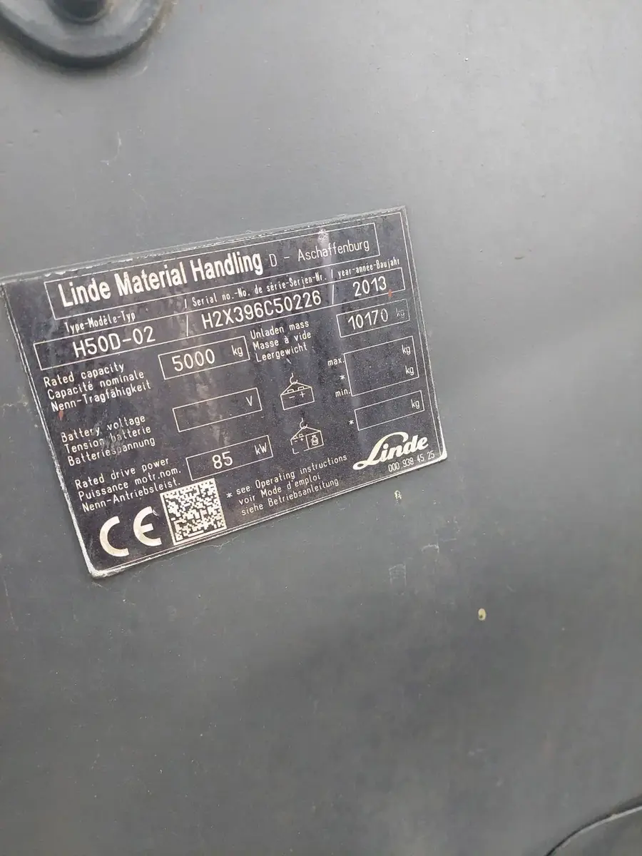 Dizel viljuškar Linde • H50D, godište 2013 • 4