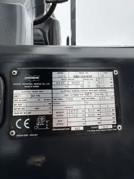 Gasni viljuškar Doosan • G18S-5, godište 2013 • slika 8