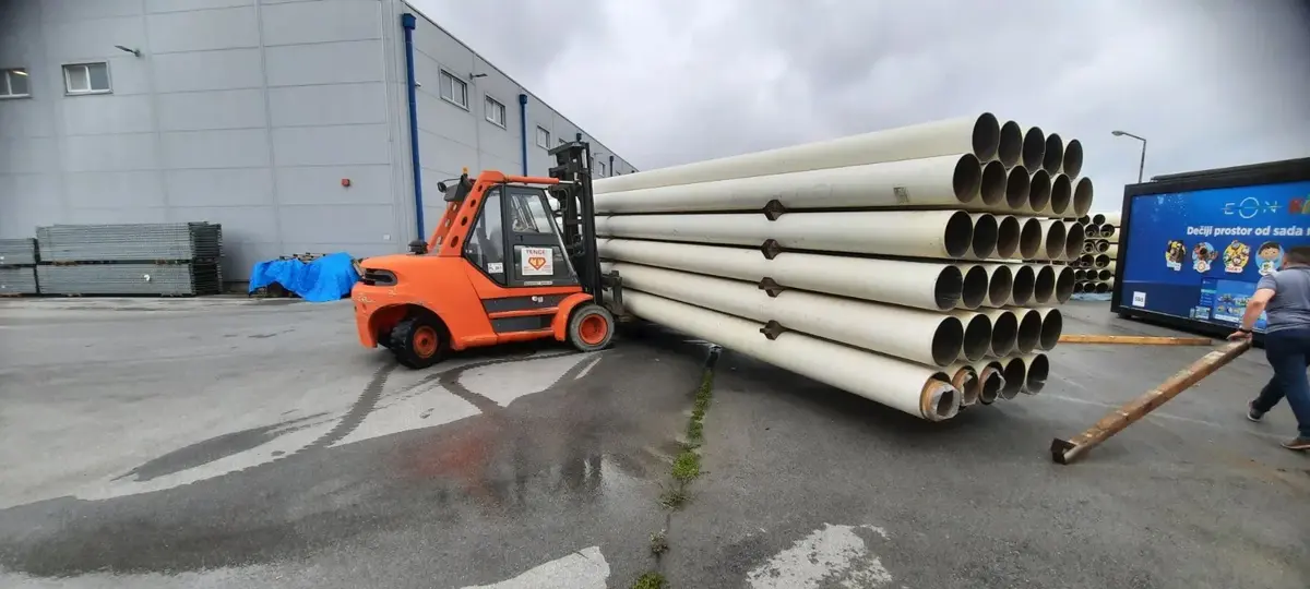 Dizel viljuškar Linde • H80D • 3