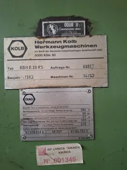 Bušilica Hermann Kolb • KBNE36RSCNC, godište 1982 • slika 3