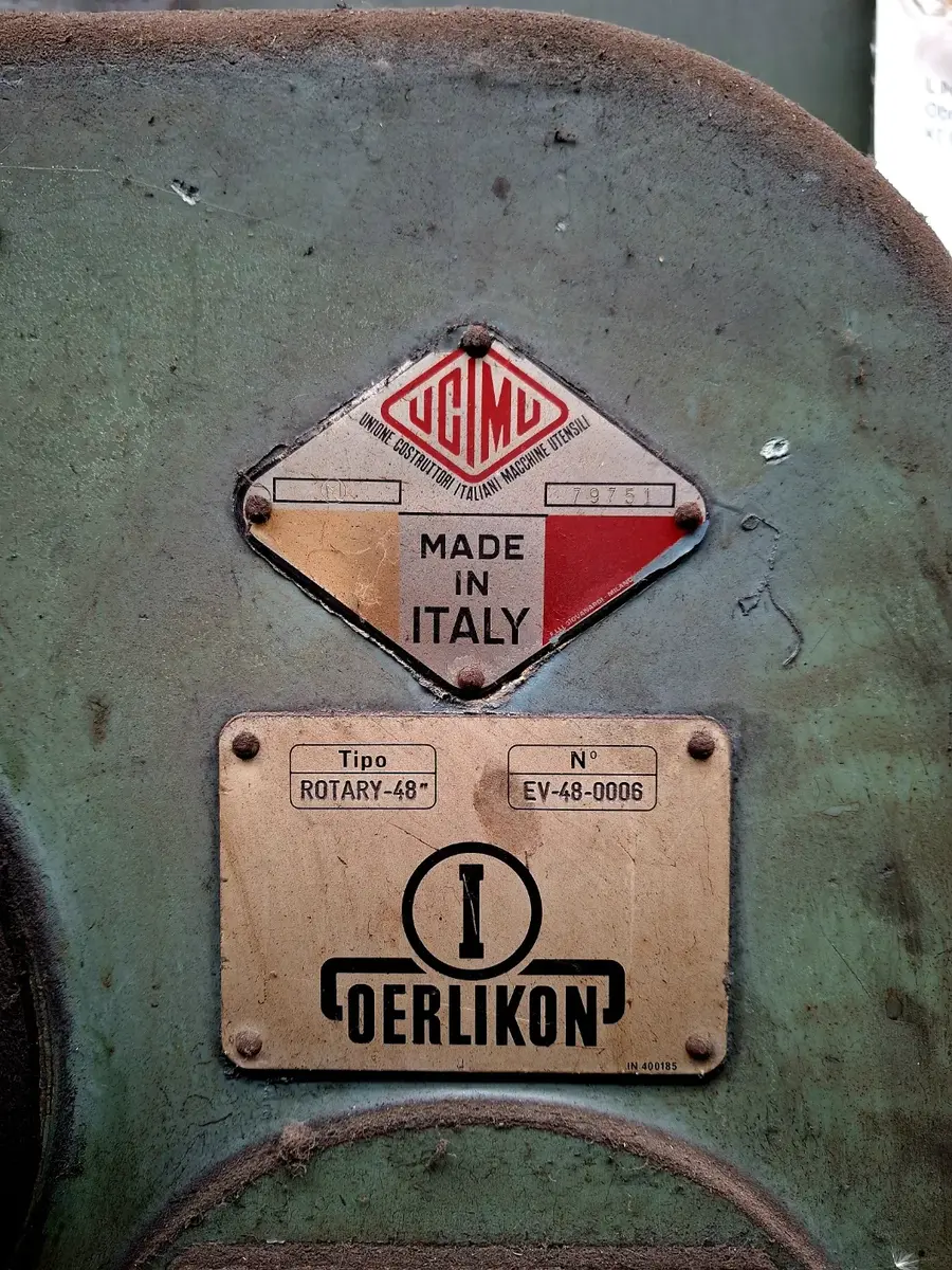 Brusilica Oerlikon Mattison • Rotary 48, godište 1977 • 4