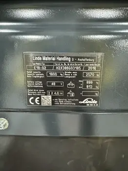 Električni viljuškar Linde • E18-02, godište 2016 • slika 11