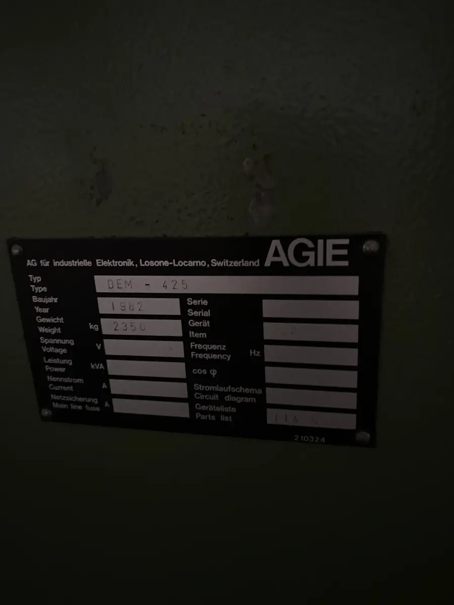 Glodalica Erozimat Agie elektroda (Matra Fanuc) • 3