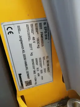 Električni viljuškar Jungheinrich • EFG 316, godište 2021 • slika 11