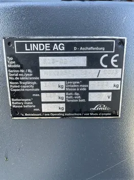 Električni viljuškar Linde • E16-02, godište 2003 • slika 2