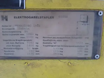 Električni viljuškar elektro, godište 1982 • slika 7