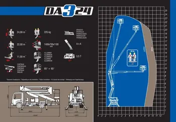 Auto dizalica sa korpom Nissan • Cabstar 24m • slika 4