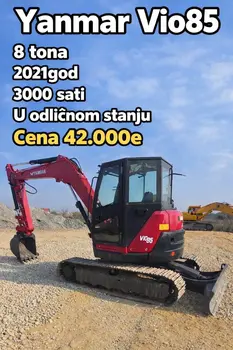 Bageri • Srednji bager • Yanmar • Vio85-6B