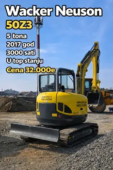 Bageri • Mini bager • Wacker Neuson 50Z3