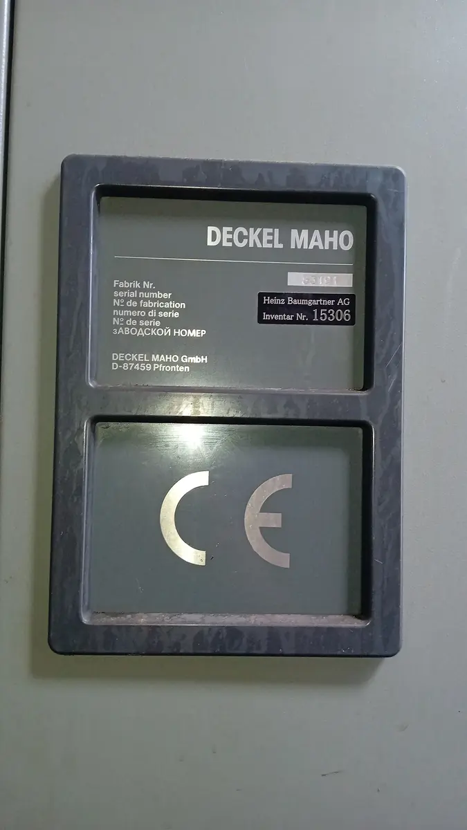 Glodalica DeckelMaho • DMU 80, godište 1998 • 5