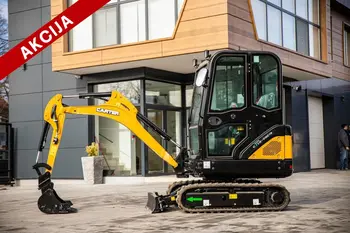 Bageri • Mini bager • Carter •  CT18 Yanmar motor